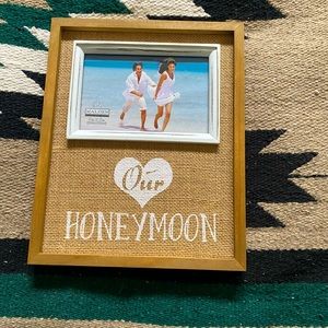 Honeymoon Wedding Picture Frame